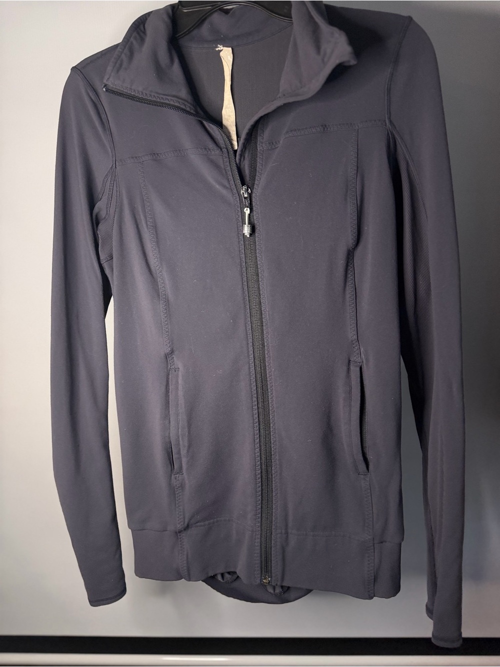 lululemon athletica Black Full-Zip Bomber Jacket